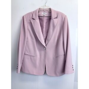 Emily Women's Plus 18W Blazer Jacket Peak Collar‎ Light Purple